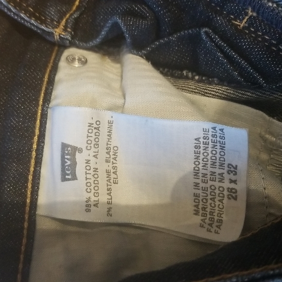 (W26) Levi's Demi Curve Straight Leg Jeans Contemporary Streetwear Trendy - Picture 8 of 10